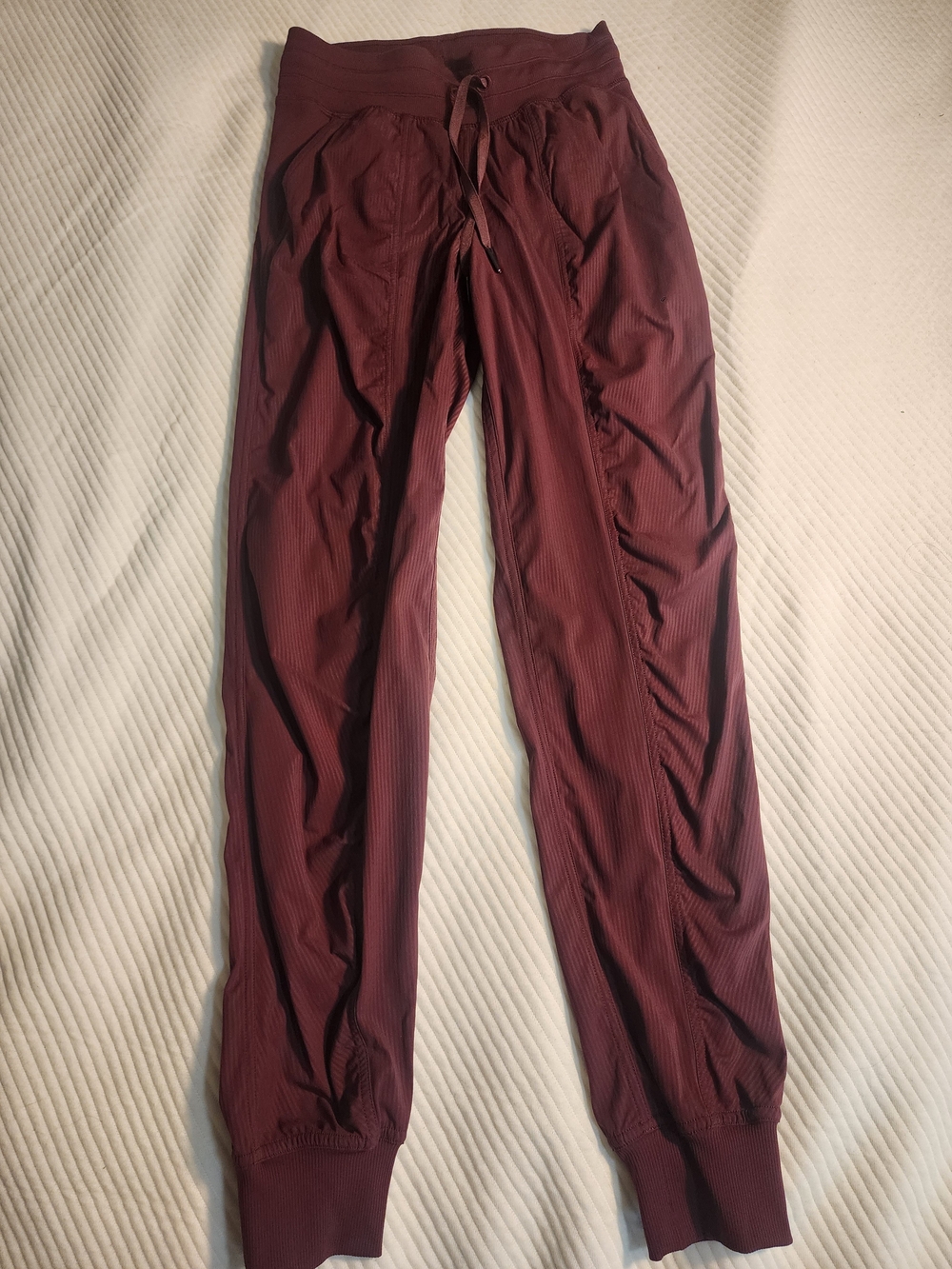 lululemon athletica Wine Maroon Jogger Pants